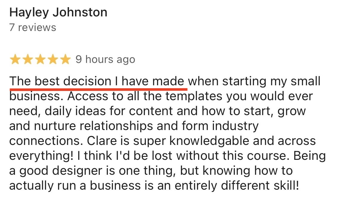Bootcamp student testimonial 2