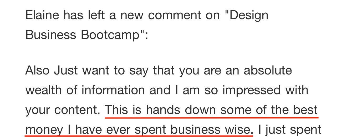 Bootcamp student testimonial 11